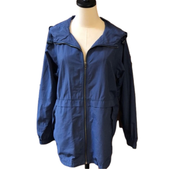 Eileen Fisher Water Resistant Anorak Zip Jacket Size S - Picture 1 of 14